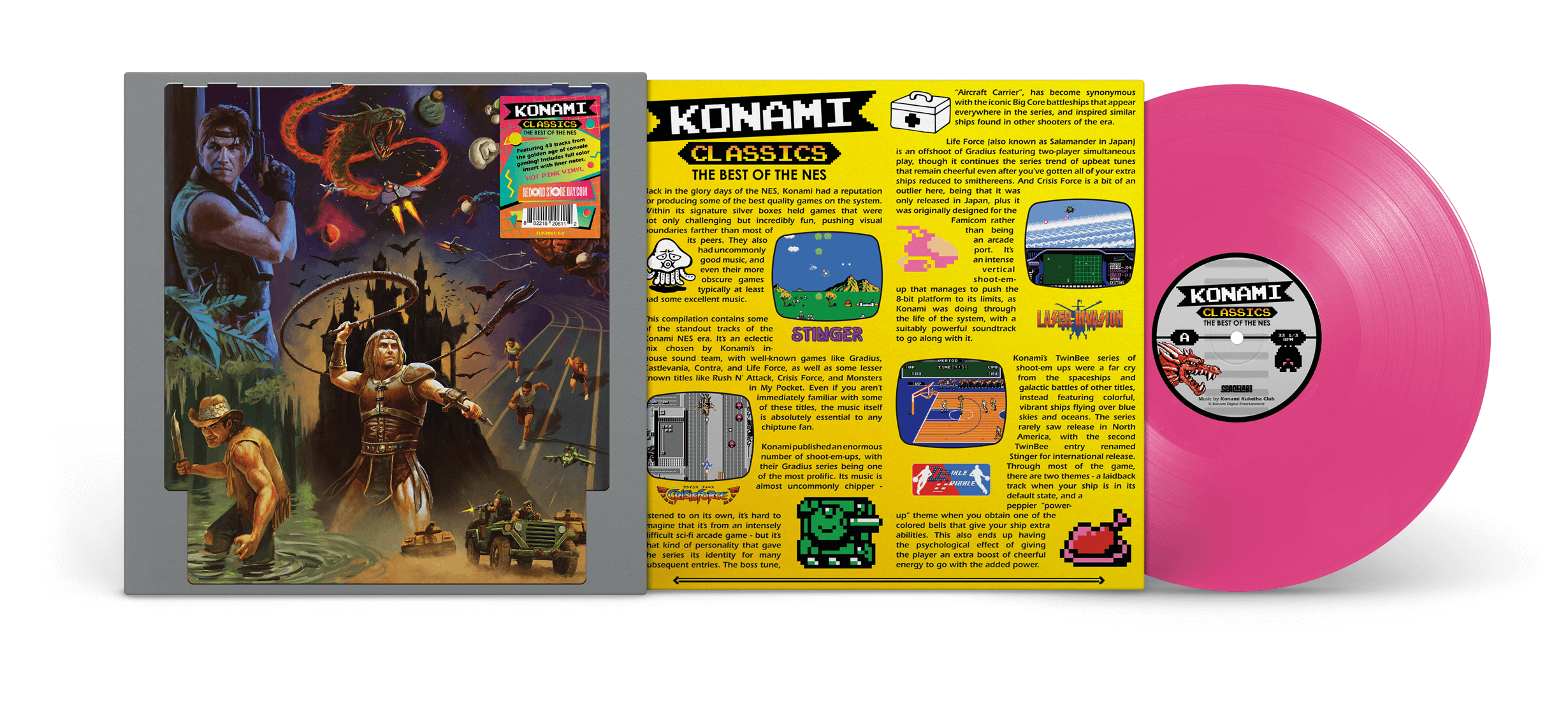 KONAMI CLASSICS: Best of the NES LP - Coming Black Friday RSD