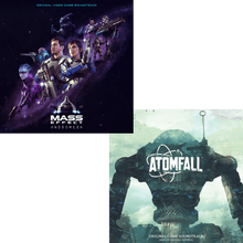 Load image into Gallery viewer, ** PRE SALE ** MASS EFFECT: ANDROMEDA & ATOMFALL VINYL SOUNDTRACK BUNDLE