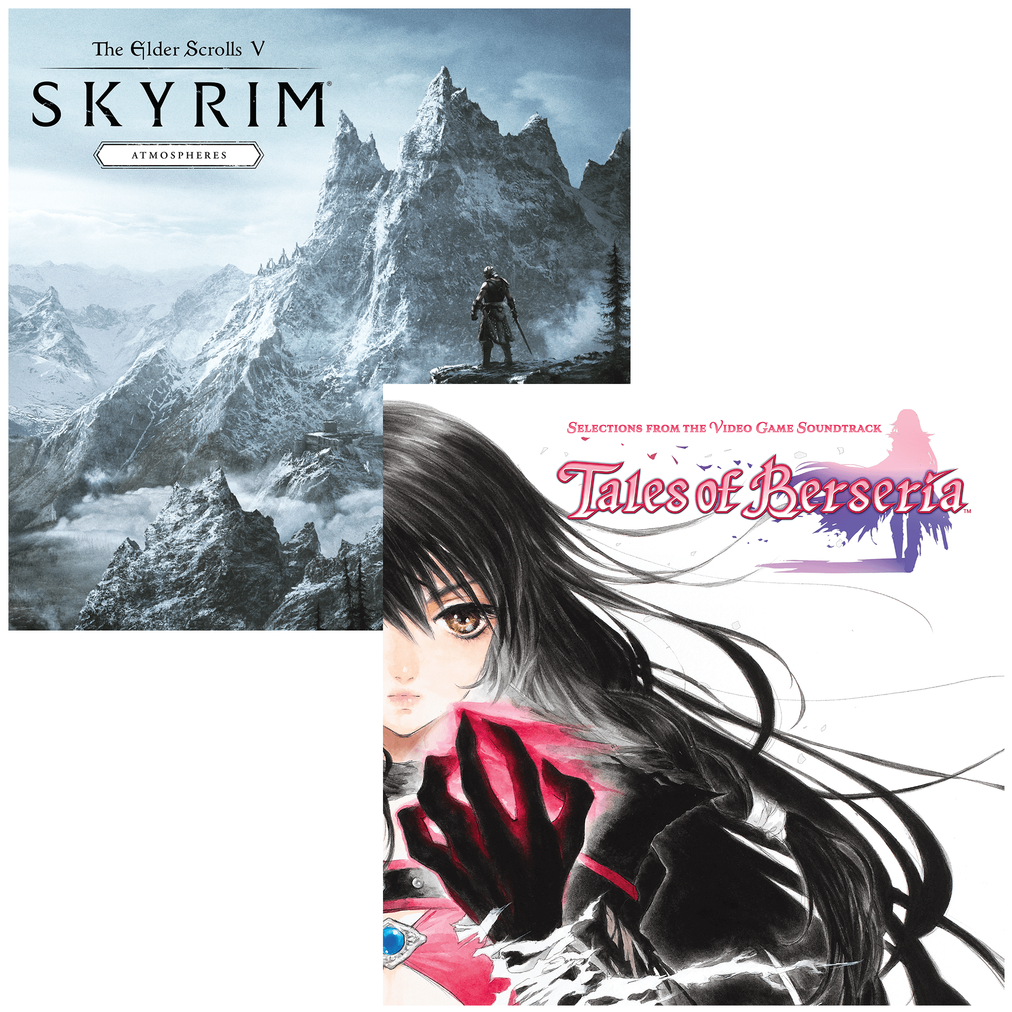 ** PRE SALE ** SKYRIM: ATMOSPHERES & TALES OF BERSERIA SOUNDTRACK BUNDLE [SL9 Exclusive Variants]