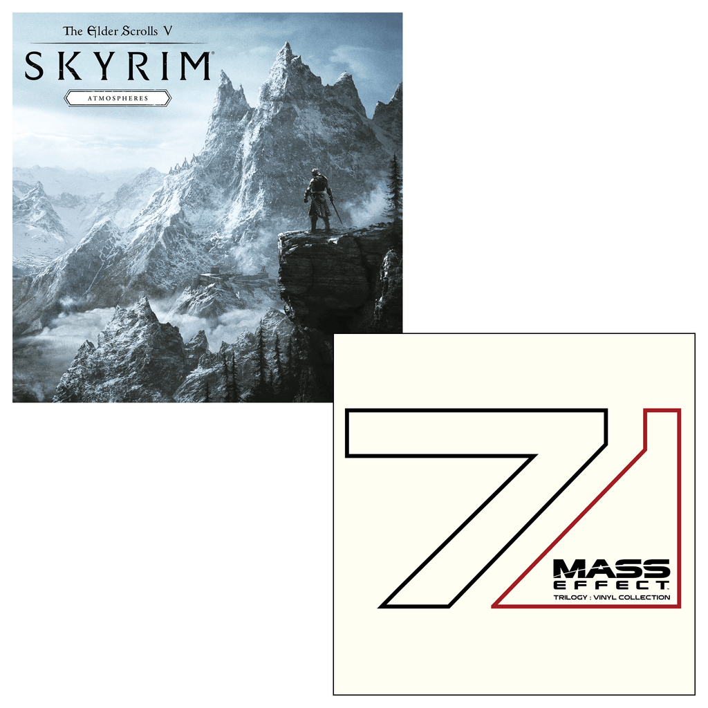 ** THANKSGIVING BUNDLE ** SKYRIM ATMOSPHERES LP & MASS EFFECT BOX SET [SL9 Exclusive Variants]
