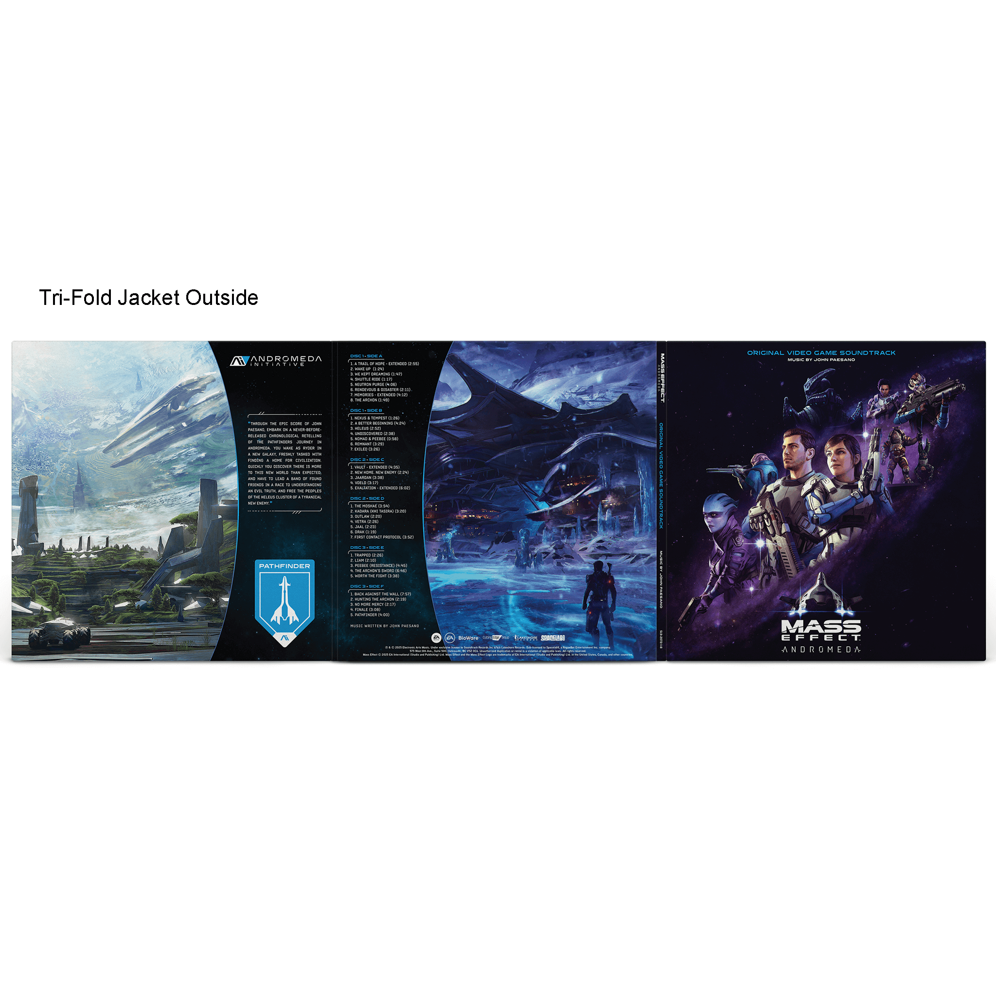 ** PRE SALE ** MASS EFFECT: ANDROMEDA - Soundtrack 3LP SET [Exclusive Vinyl Variants]