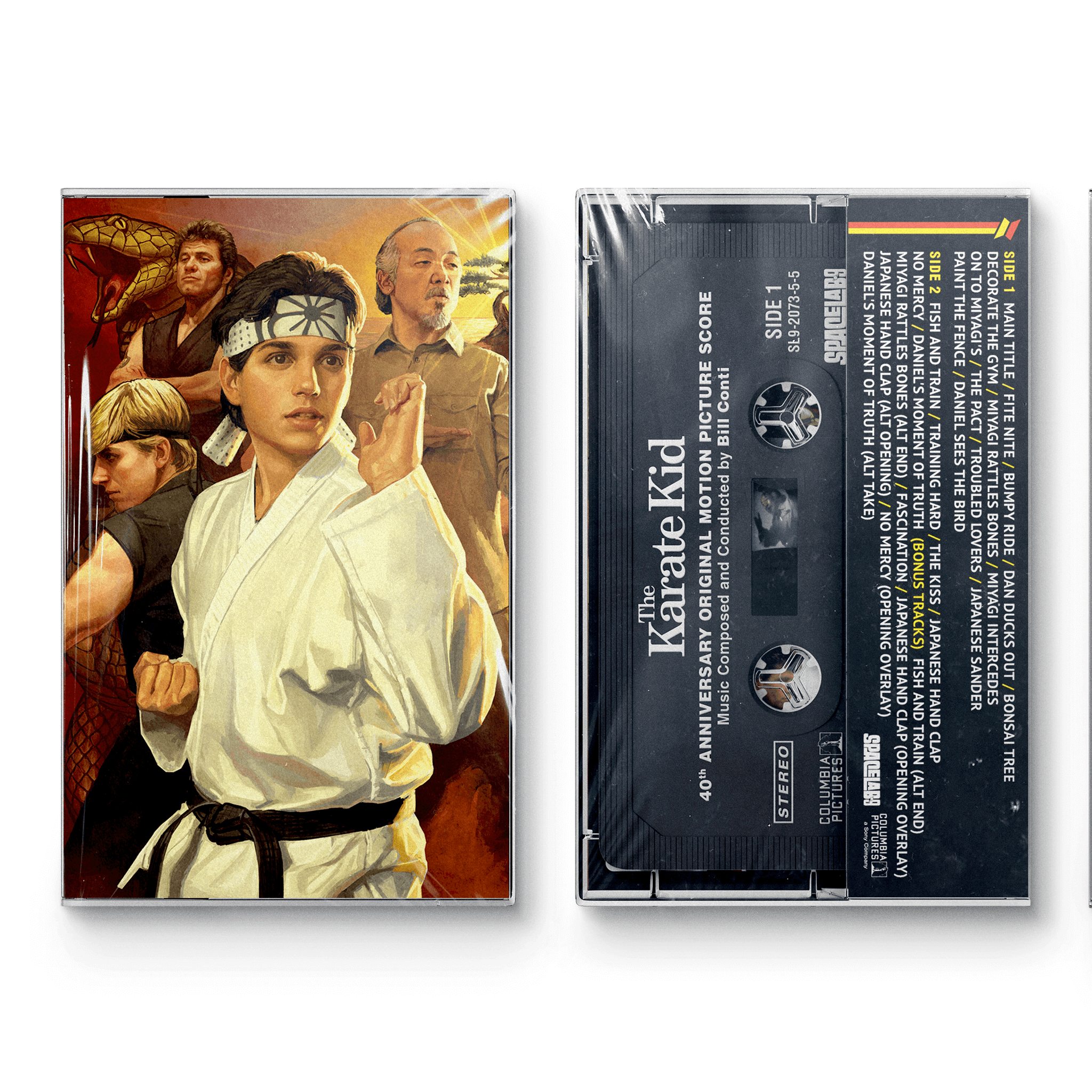 ** PRE SALE ** THE KARATE KID: 40th ANNIVERSARY MOTION PICURE SCORE CASSETTE TAPE [SL9 Exclusive]