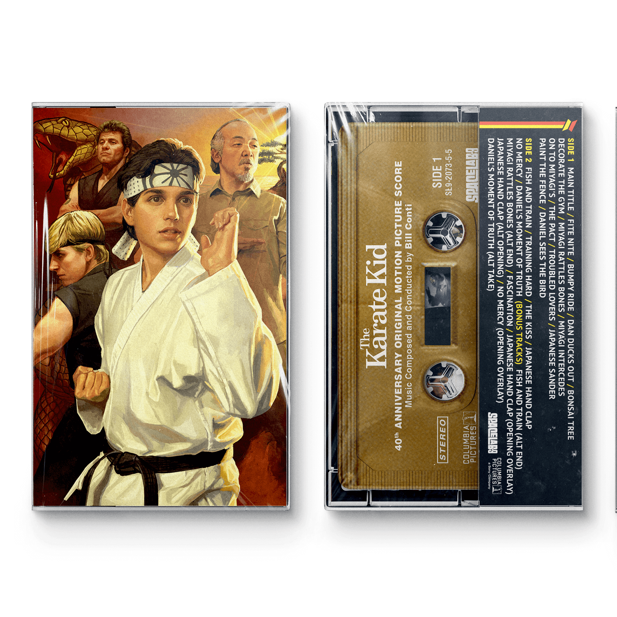 ** PRE SALE ** THE KARATE KID: 40th ANNIVERSARY MOTION PICURE SCORE CASSETTE TAPE [SL9 Exclusive]
