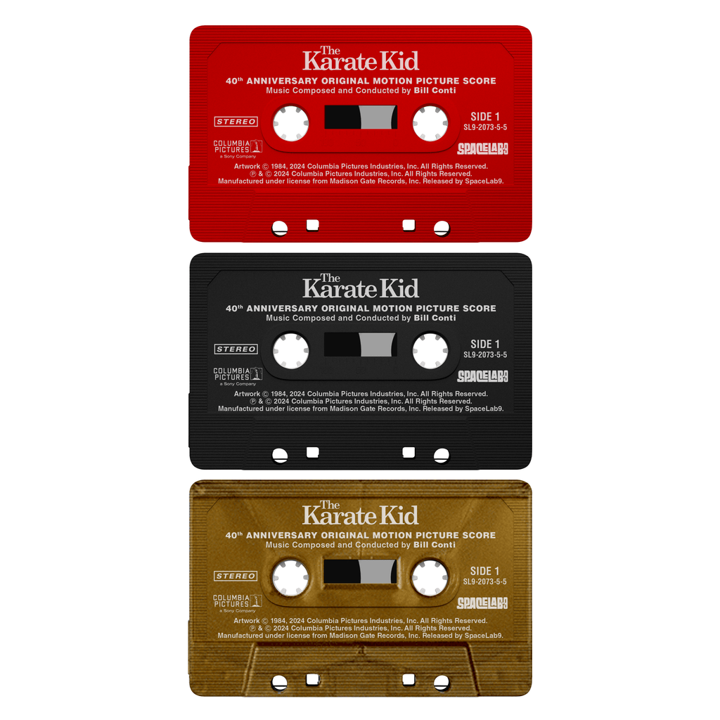 ** PRE SALE ** THE KARATE KID: 40th ANNIVERSARY MOTION PICURE SCORE CASSETTE TAPE [SL9 Exclusive]