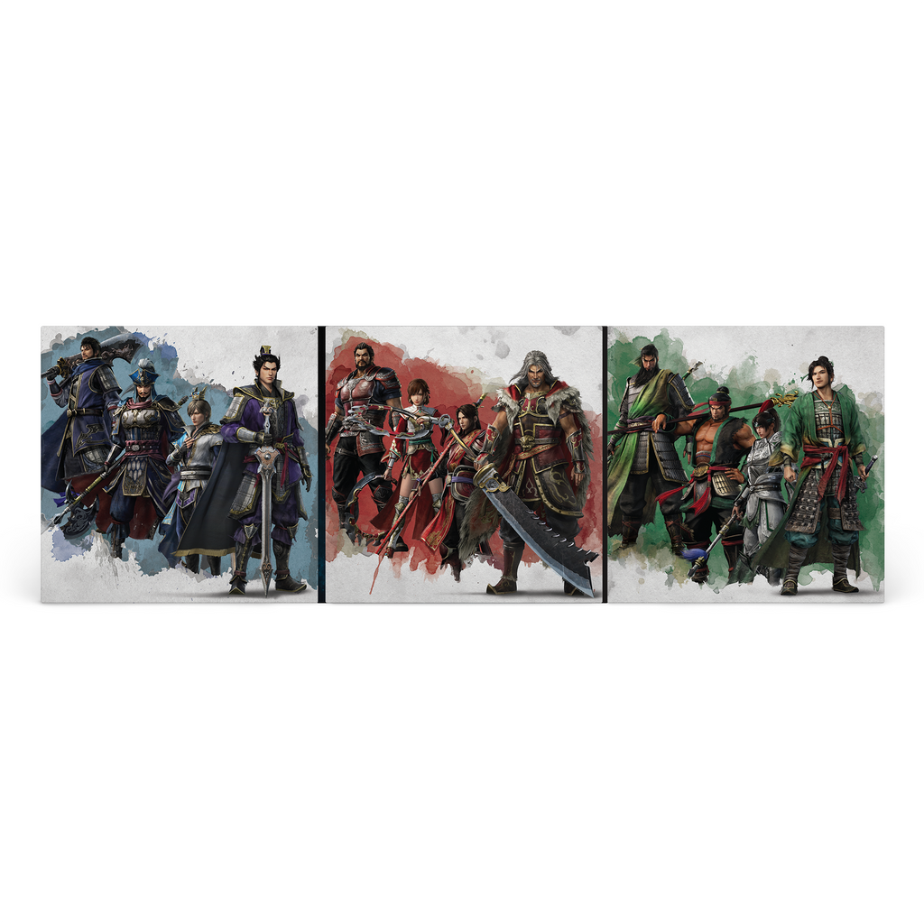 Dynasty Warriors Origins 3LP gatefold jacket interior