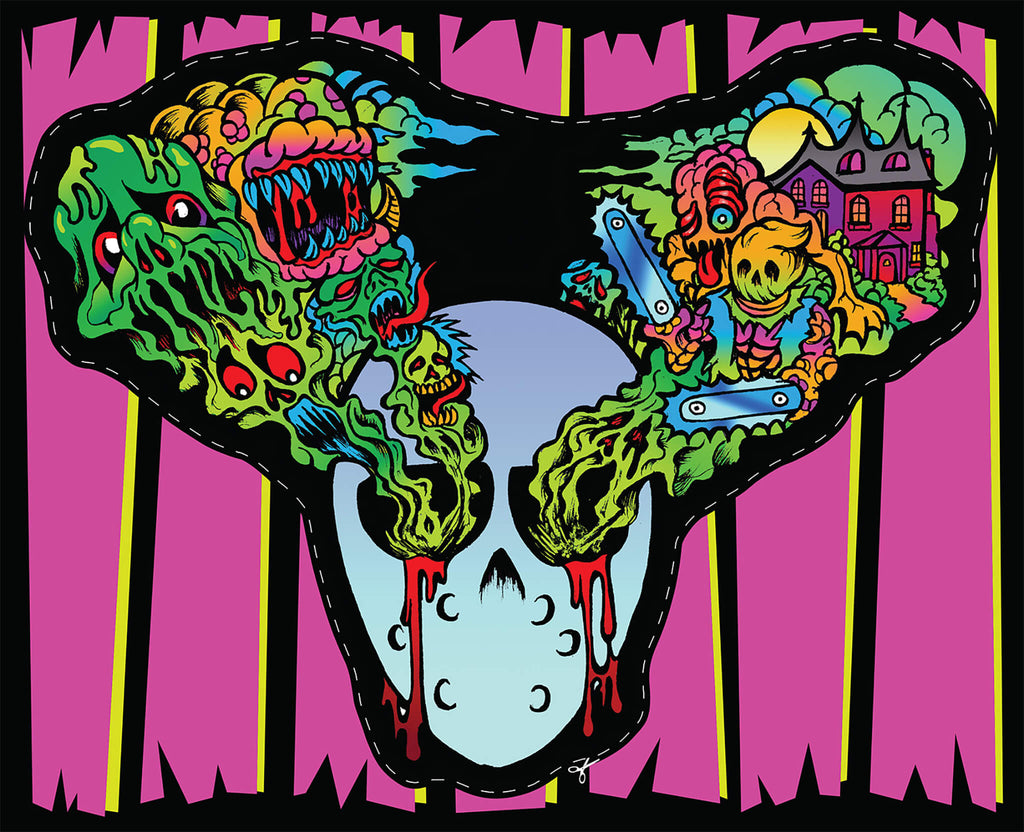 ** NOW SHIPPING ** SPLATTERHOUSE: Original Soundtrack LP [Exclusive NEON Variants]