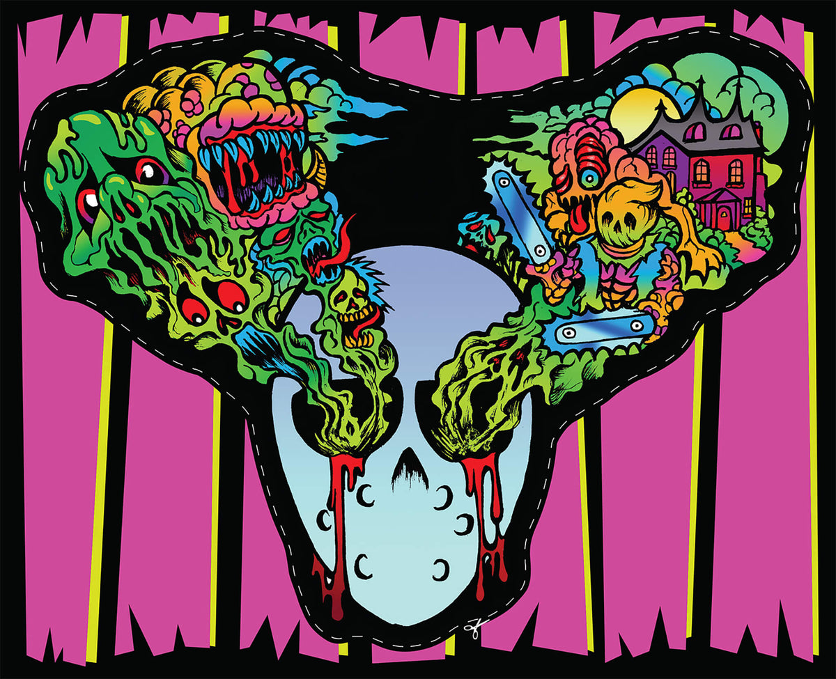 ** NOW SHIPPING ** SPLATTERHOUSE: Original Soundtrack LP [Exclusive NEON Variants]