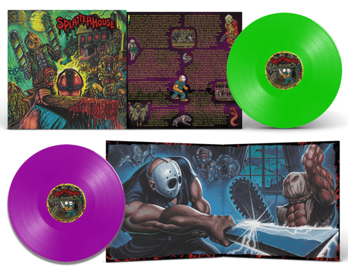 ** NOW SHIPPING ** SPLATTERHOUSE: Original Soundtrack LP [Exclusive NEON Variants]