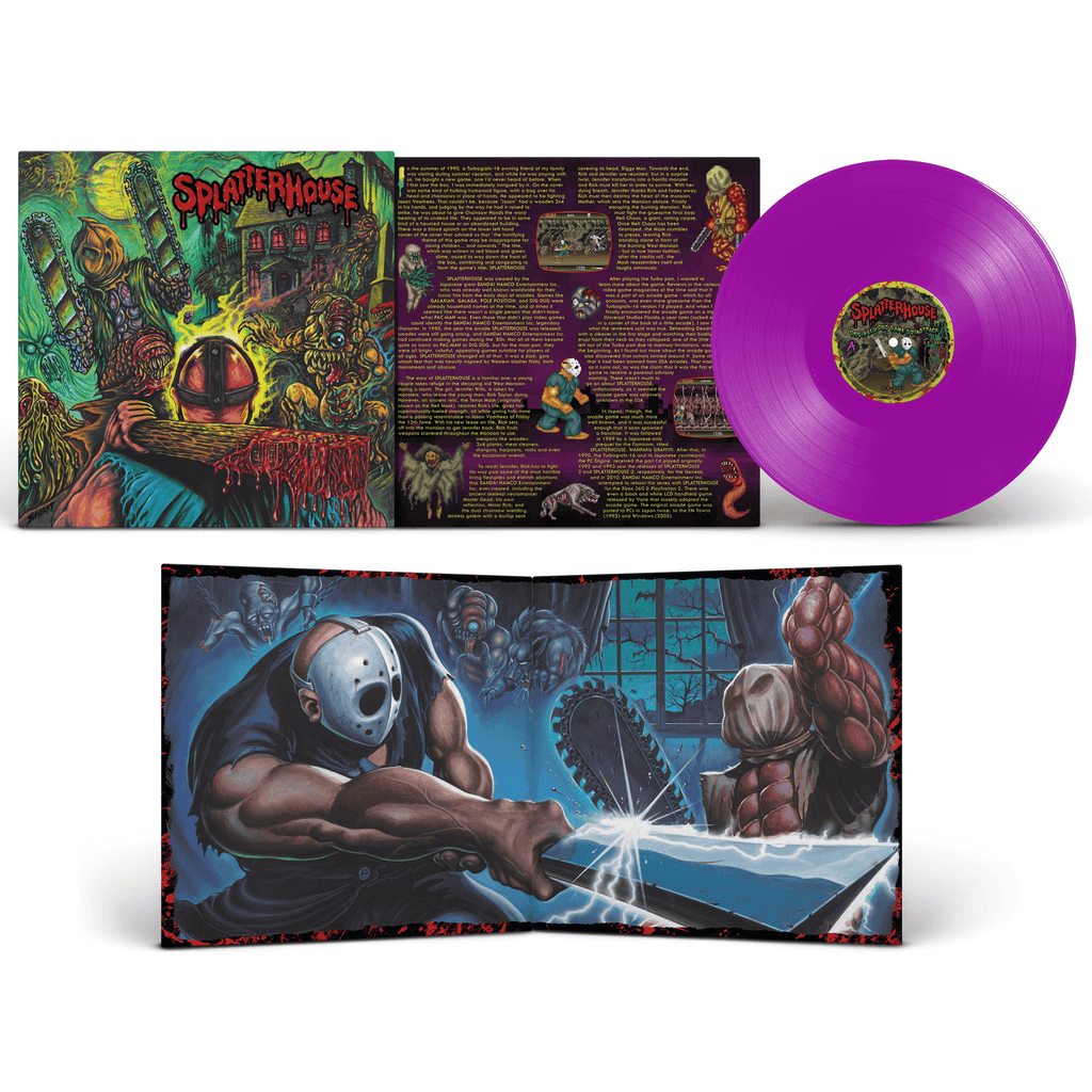 ** NOW SHIPPING ** SPLATTERHOUSE: Original Soundtrack LP [Exclusive NEON Variants]