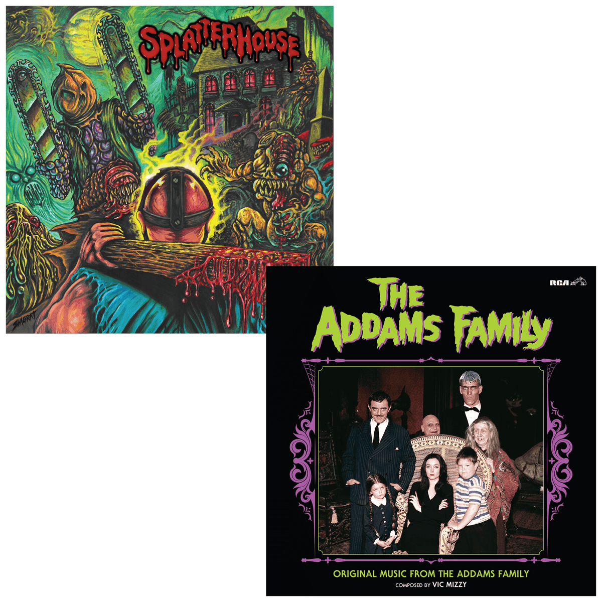 ** NOW SHIPPING ** HORROR BUNDLE: Splatterhouse & Addams Family [Exclusive Variants]