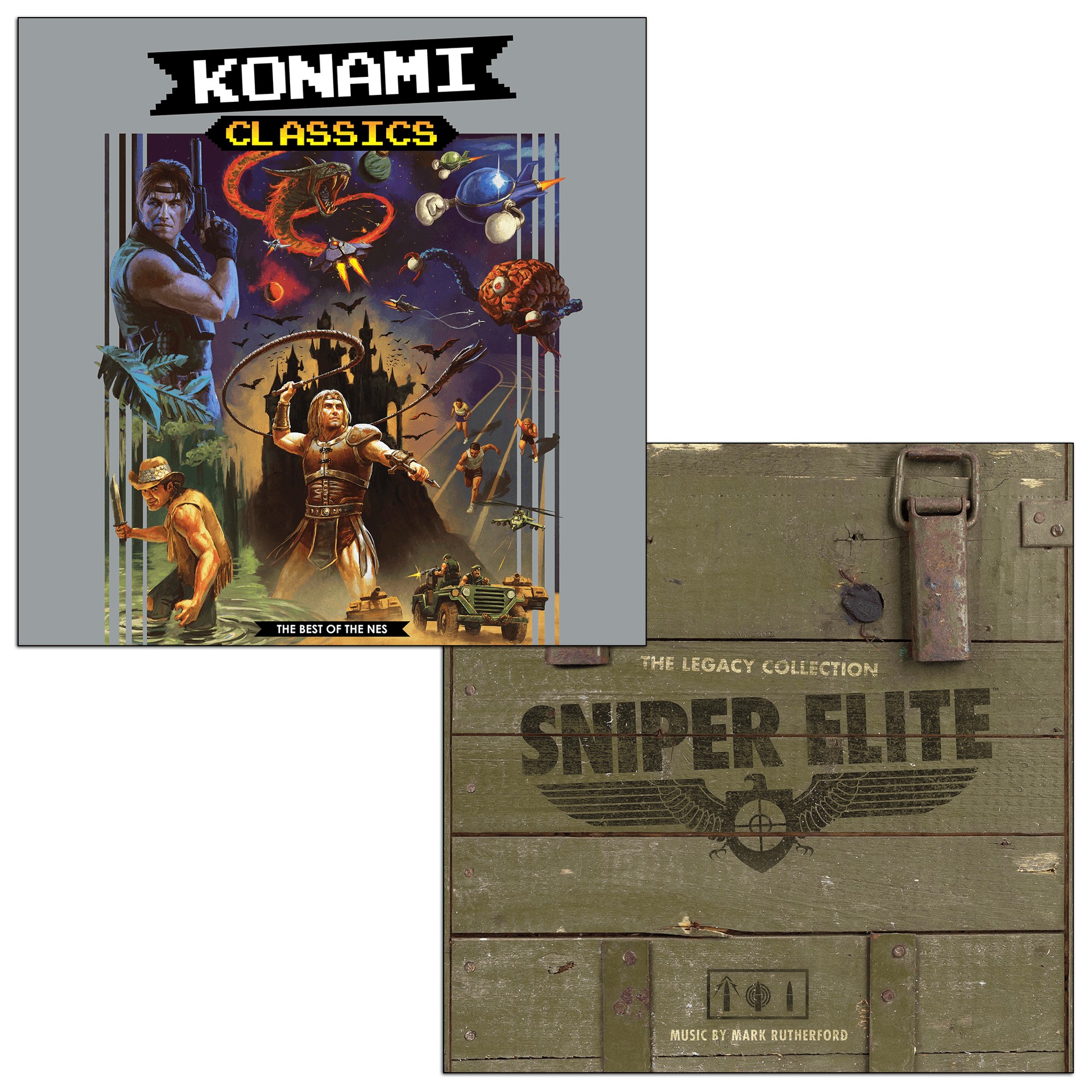 Konami Classics + Sniper Elite Vinyl Soundtrack Bundle | Spacelab9