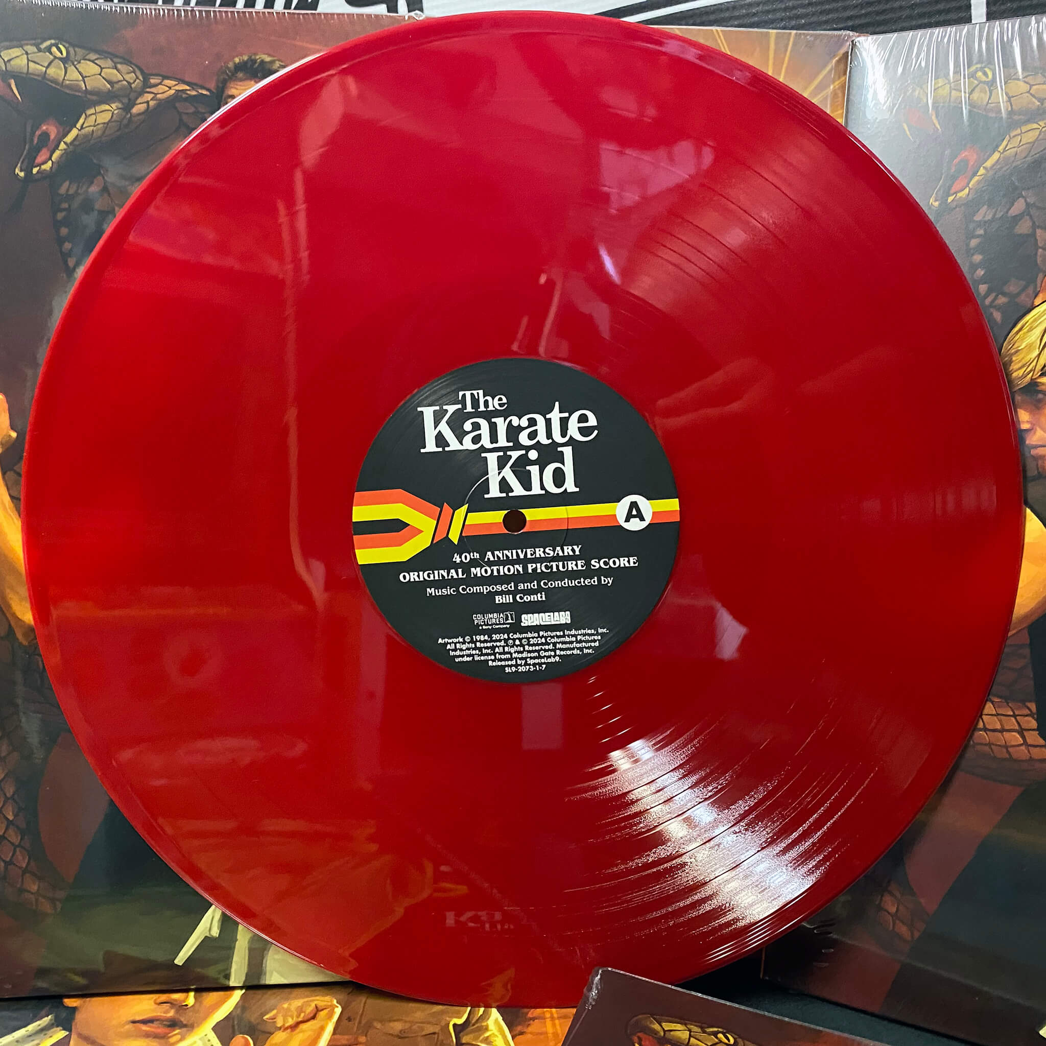 ** NOW SHIPPING ** THE KARATE KID: 40th ANNIVERSARY MOTION PICTURE SCORE DOUBLE LP [Opaque Red Vinyl Variant]