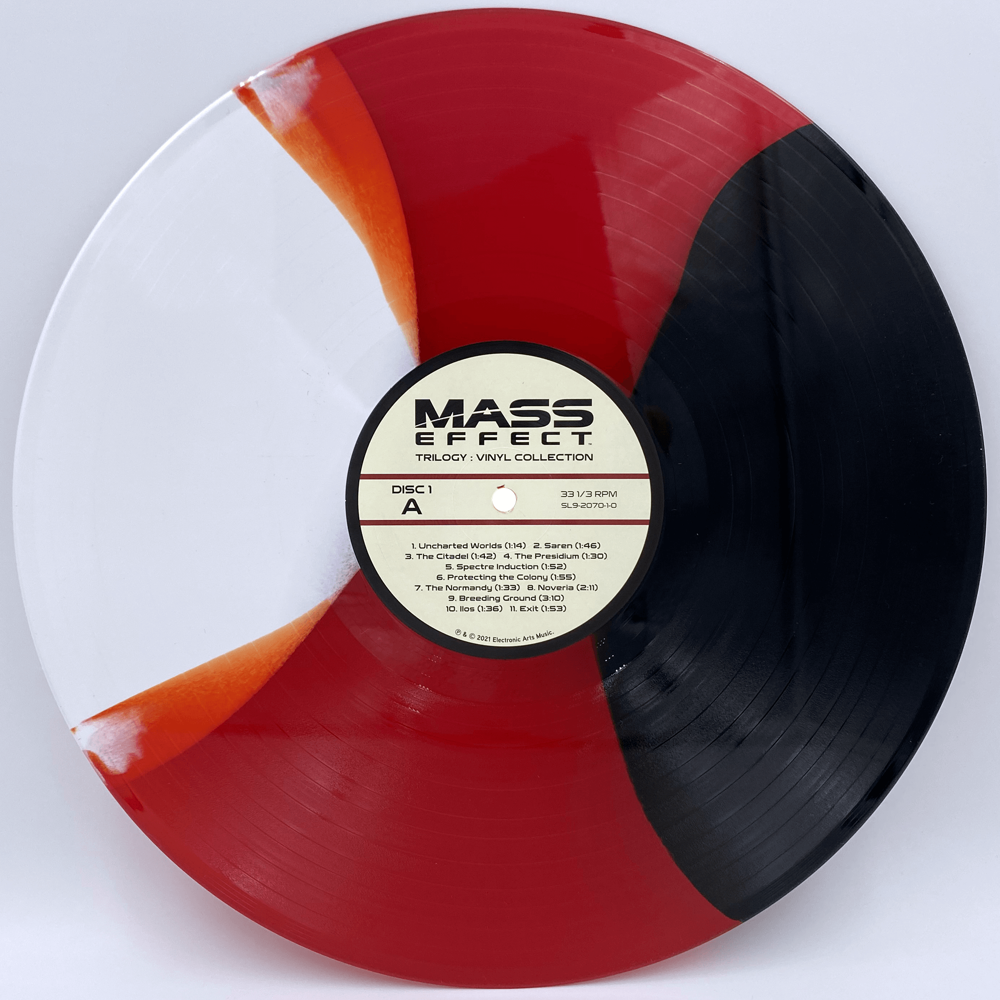 Mass Effect Trilogy Vinyl Record Soundtrack 4 LP Box Urdnot Wrex Red store + Slipmat