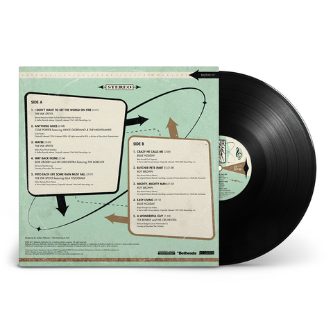JUST ANNOUNCED] The Galaxy News Radio tracks vinyl from Fallout 3 will be  available for purchase as a standalone record on regular black vinyl,  without the entire box set. Just announced via