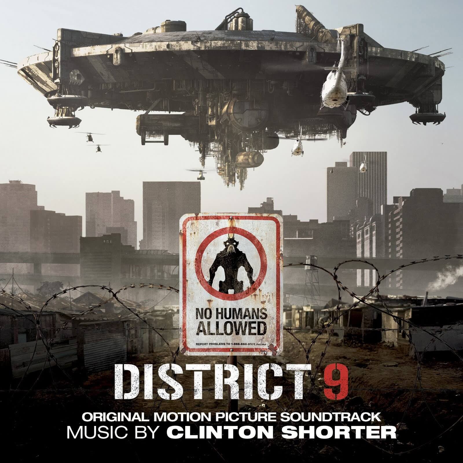 DISTRICT 9: Original Motion Picture Soundtrack Double LP [Exclusive MNU Blue Vinyl Variant]