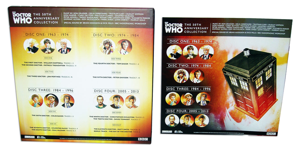 Doctor Who: The 50th Anniversary Collection 4 LP Box Set [Adipose White Vinyl Variant]