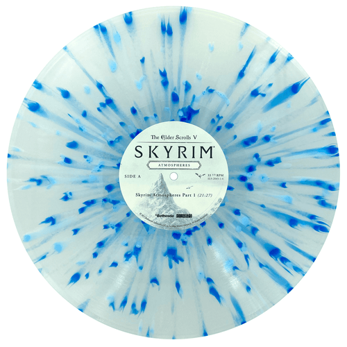 The Elder Scrolls V: Skyrim "Atmospheres" LP [Exclusive "Blizzard" Splatter Vinyl Variant]